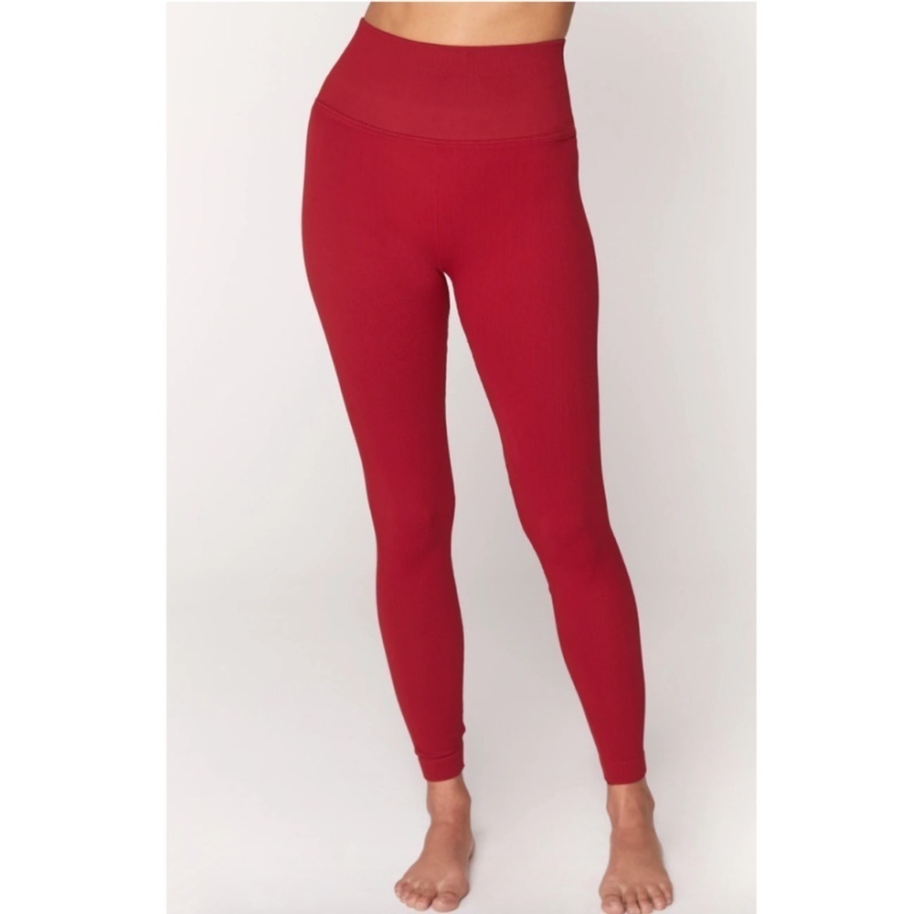 Spiritual Gangster ribbed leggings
